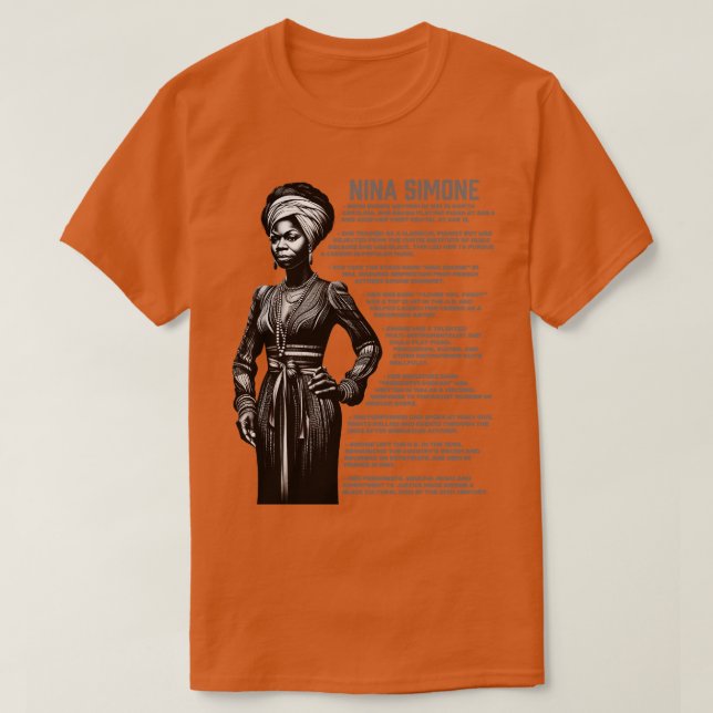 T-shirt Nina Simone (Design devant)