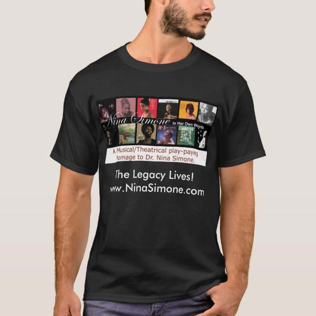 T-shirt Nina Simone - le legs Liv… (Devant)
