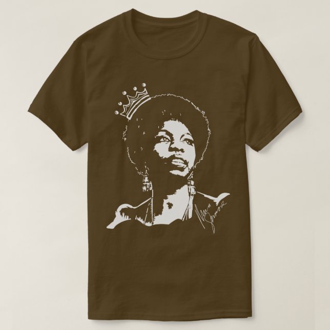 T-shirt Nina simone se sent bien (Design devant)