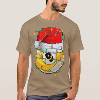 T-shirt Nineball Sports Lover Xmas Lights Père Noël Nineba