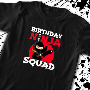 T-shirt Ninja Anniversaire Thème de fête - Anniversaire Ni