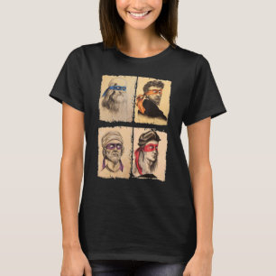 T-shirt Ninja Artistes Poster Style Pop Art
