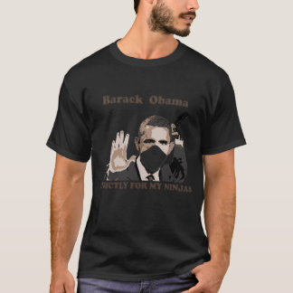 T-shirt Ninja Barack pour l'habillement foncé