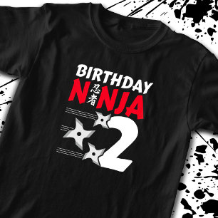 T-shirt Ninja Birthday Party