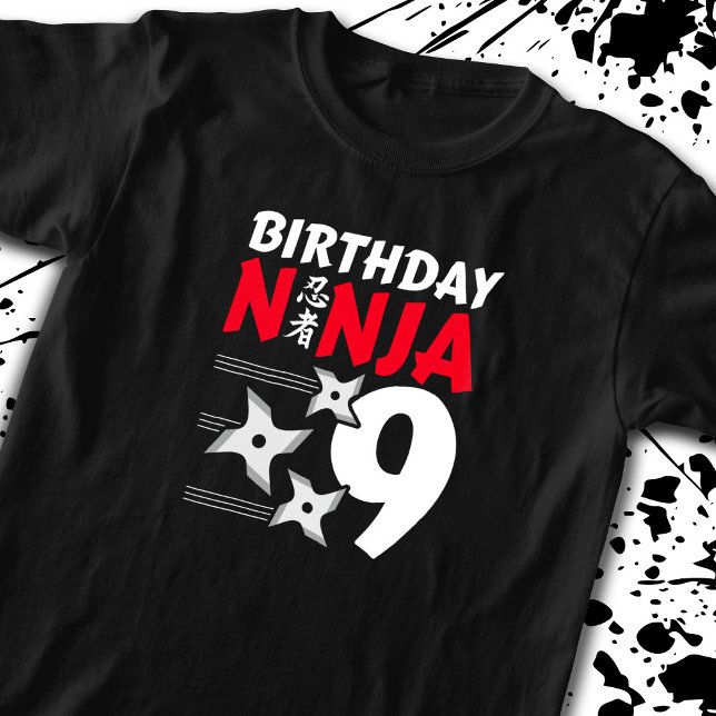 T-shirt Ninja Birthday Party (Créateur téléchargé)