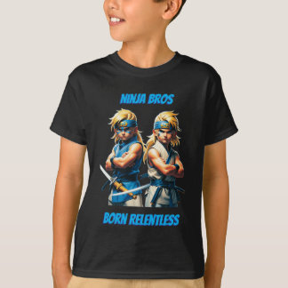 T-shirt Ninja Bros Nés Sans Relâche Jeunesse