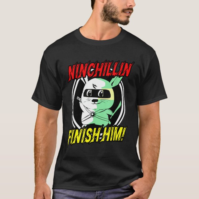 T-shirt Ninja Chinchilla (Devant)