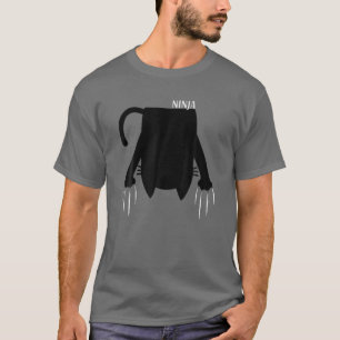 T-shirt Ninja Costume de chat Funny Chat Cute Cadeau Chats