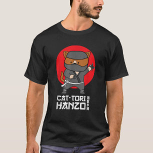 T-shirt Ninja de chatte nippon pour amateurs d'animation