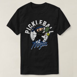 T-shirt Ninja de Pickleball Drôle Arts Martiaux Sportifs R