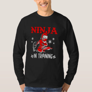 T-shirt Ninja En Formation Pour Les Enfants Shinobi Karate