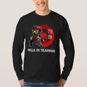 T-shirt Ninja En Formation Pour Les Garçons Japonais Guerr