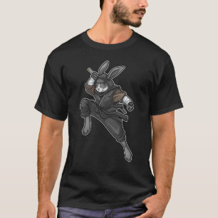 T-shirt Ninja lapin arts martiaux