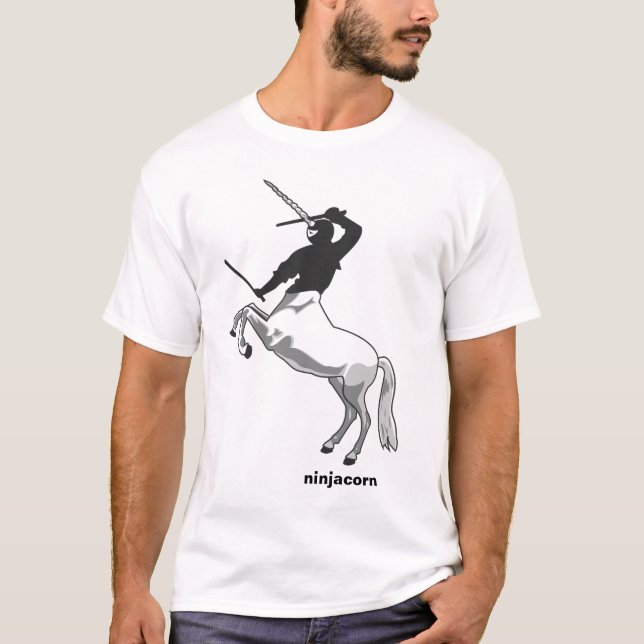T-shirt Ninja/licorne - Ninjacorn (Devant)
