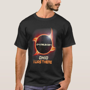 T-shirt Ninja Shuriken Total Éclipse Solaire 2024 Ohio