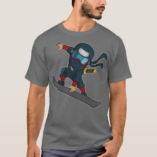 T-shirt Ninja Snowboard Snowboard Snowboard Snowboard Wint