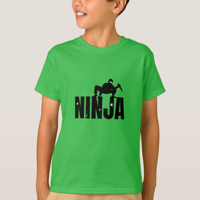 T-shirt Ninja Spy pour enfants (Devant)