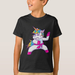 T-shirt Ninja Unicorn Karate Taekwondo Kung Fu Lutter Un