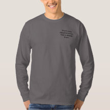 N'inquiétez pas la croix de la chemise w/Steel de