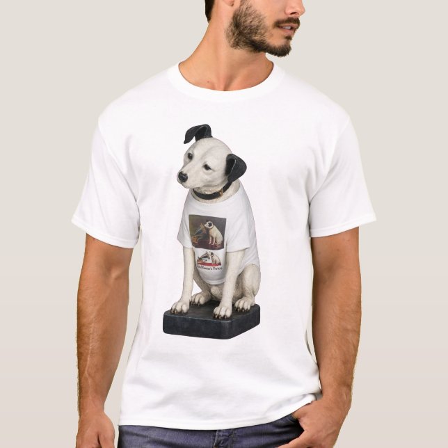 T-shirt Nipper RCA Victor Chien portant Nipper (Devant)