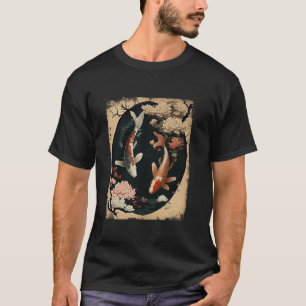 T-shirt Nishikigoi Koi Poisson carpe japonais Art Japon Ch