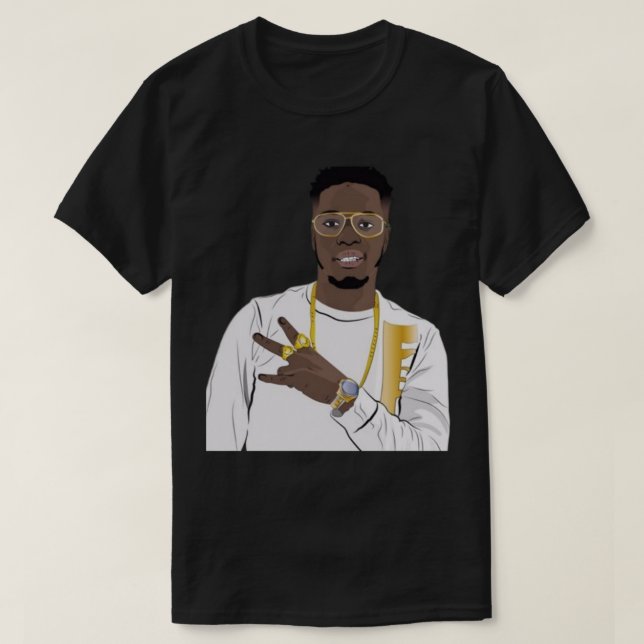 T-shirt Niska dessin classique (Design devant)