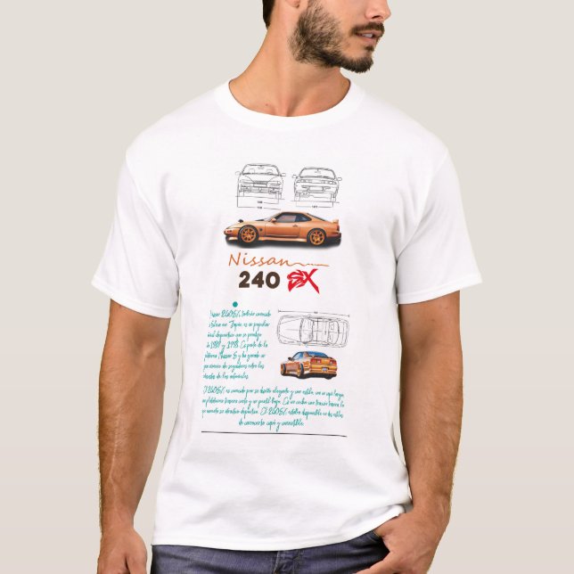 T-shirt Nissan 240 (Devant)