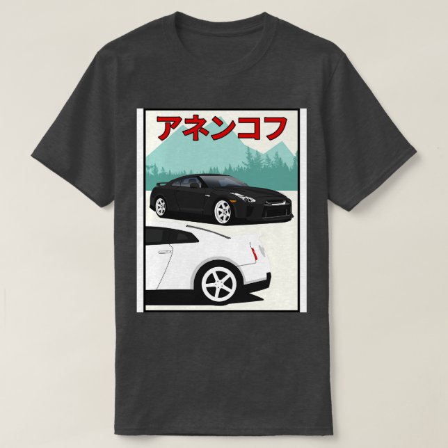 T-shirt Nissan GTR r35 1 (Design devant)