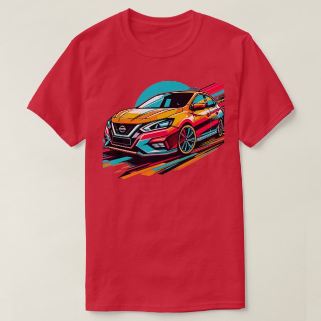 T-shirt Nissan Sentra 5 (Design devant)