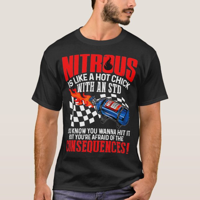 T-shirt Nitreux, C'Est Comme Un Chaud Avec Un MST Que Vous (Devant)