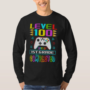 T-shirt Niveau 100 jours de jeu de l'école primaire de 1re