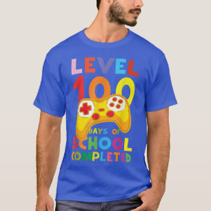 T-shirt NIVEAU 100 JOURS DE L'ÉCOLE Vidéo Jeu Enseignants