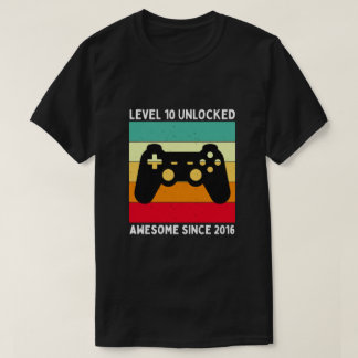 T-shirt niveau 10 débloqué génial depuis 2016
