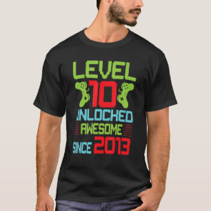 T-shirt Niveau 10 déverrouillé stupéfiant depuis 2012 10e 