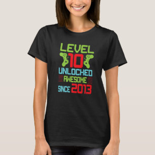 T-shirt Niveau 10 déverrouillé stupéfiant depuis 2012 10e 