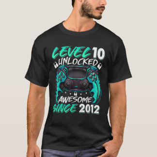 T-shirt Niveau 10 déverrouillé stupéfiant depuis 2012 10e 
