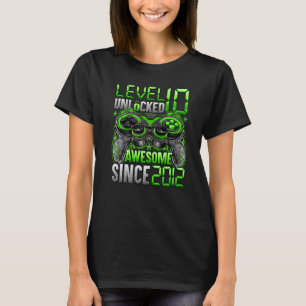T-shirt Niveau 10 déverrouillé stupéfiant depuis 2012 10e 