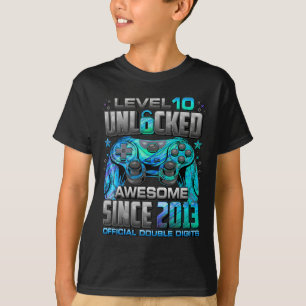 T-shirt Niveau 10 déverrouillé stupéfiant depuis 2013 10e 