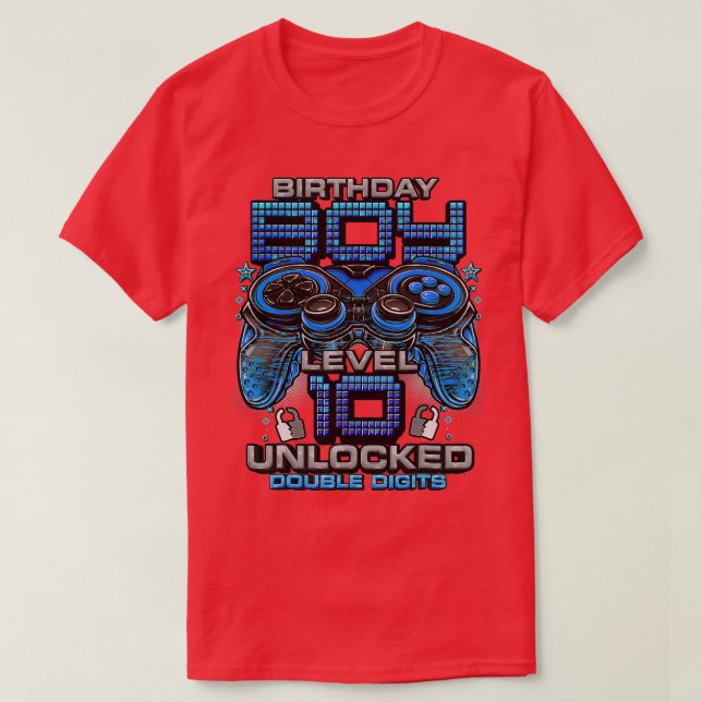 T-shirt Niveau 10 déverrouillé stupéfiant depuis 2013 10e  (Design devant)