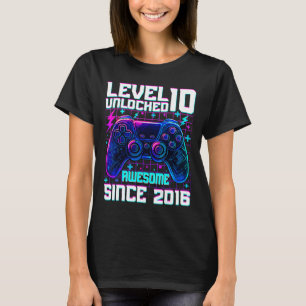 T-shirt Niveau 10 déverrouillé stupéfiant depuis 2016 10e