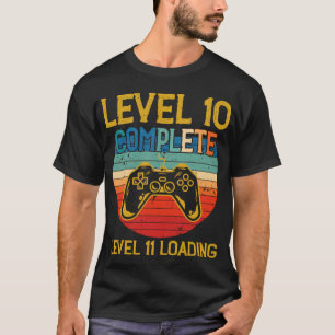 T-shirt Niveau 10 Gamer Anniversary Level 11 Years