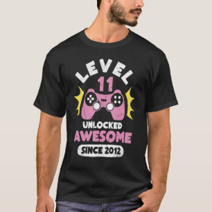 T-shirt Niveau 11 Déverrouillé stupéfiant depuis 2012 Vide