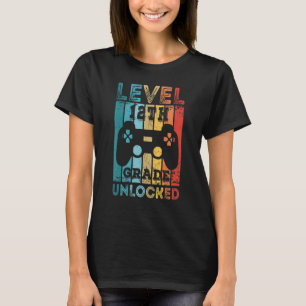T-shirt Niveau 12e 12e Année Jeu Déverrouillé Retour À Sch