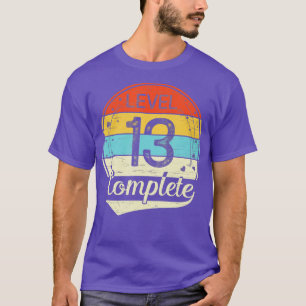 T-shirt Niveau 13 Compléter 13e anniversaire Mariage Cadea