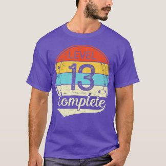T-shirt Niveau 13 Compléter 13e anniversaire Mariage Cadea