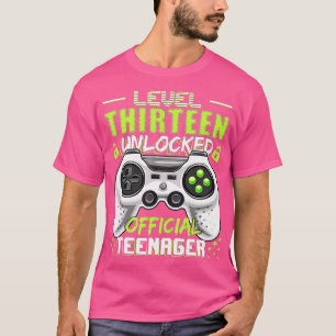 T-shirt Niveau 13 Déverrouillé 13e cadeau d'anniversaire v