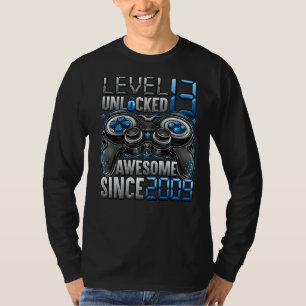 T-shirt Niveau 13 Déverrouillé stupéfiant depuis 2009 13e