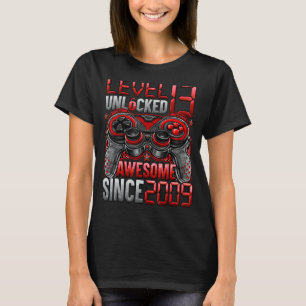 T-shirt Niveau 13 Déverrouillé stupéfiant depuis 2009 13e 