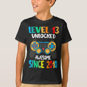 T-shirt Niveau 13 Déverrouillé stupéfiant depuis 2010-13e 