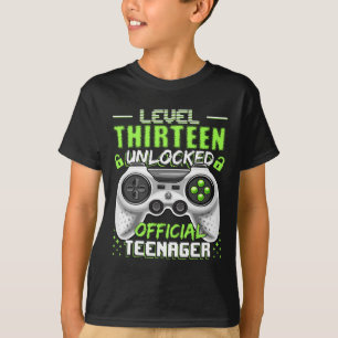 T-shirt Niveau 13 Jeux vidéo officiels non bloqués 13t